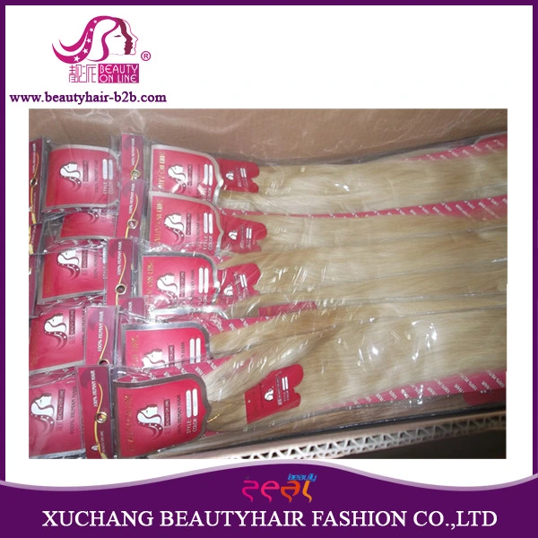 Wholesale 100% Human Hair Full Head Clip in Hair Extensions