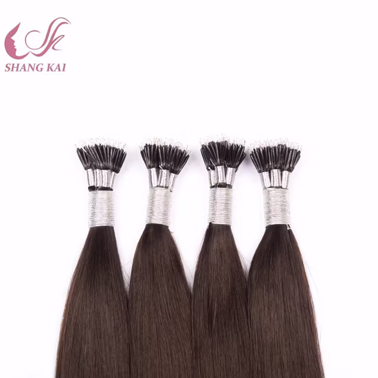 Fabrik Großhandel Nano Tip Cuticle Alignment Haarverlängerung Echthaar Russisch/Mongolisch Remy